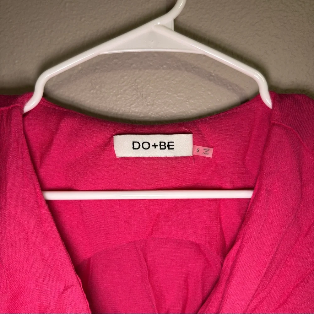 Vibrant Pink Do + Be Ruffle Romper - Picture 4 of 4